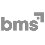 Logo da BMS, cliente da Leviê